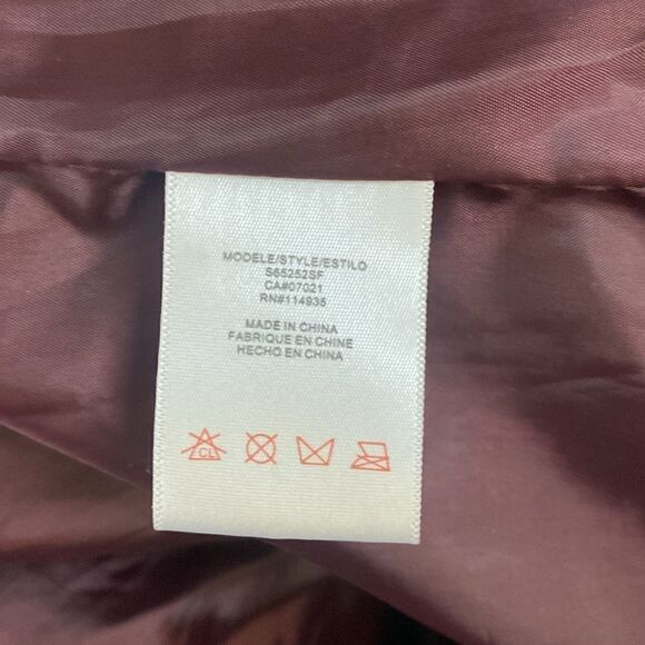 R. D Style Rhonda Maroon Faux Leather Moto Jacket - Picture 6 of 15